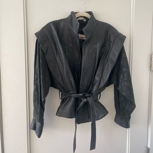 Gianni 80's Vintage Leather Jacket